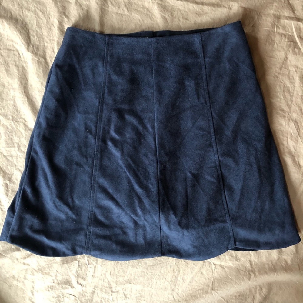 Blue Mini Skirt - Picture 3 of 9